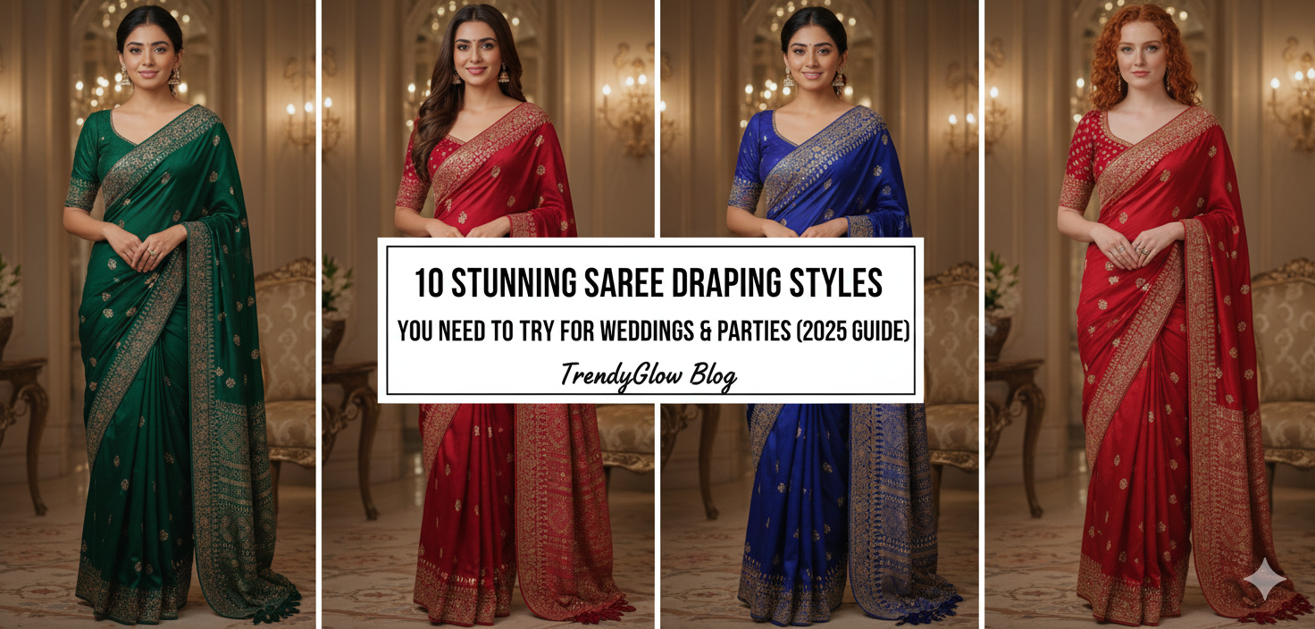 10 Stunning Saree Draping Styles You Need to Try for Weddings & Parties (2025 Guide) ๐โจ